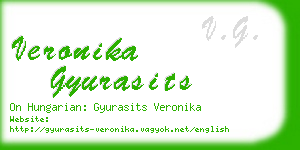 veronika gyurasits business card